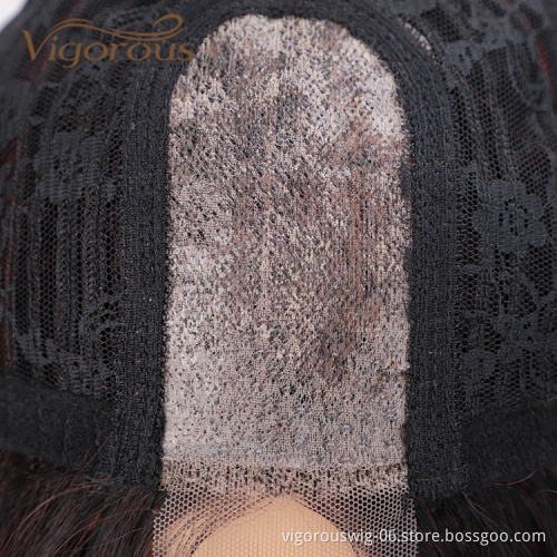 Vigorous Long Straight Deep Part Lace Front Wigs Synthetic Hair Ombre Blonde For Women